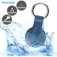 thumbnail image 4 of Silicone Case for AirTags, Soft Rubber Shockproof Protective Skin Cover with Keychain Compatible with Apple AirTags – for Accessories Key-Ring, Wallet, Luggage, Pet Collar (Blue), 4 of 7