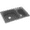 Night Sky, variant on Swan Solid Surface Kitchen Sink (33" x 22") with 4 Faucet Holes