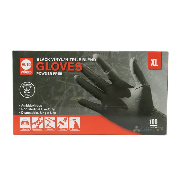 Black latex gloves walmart deals
