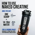 thumbnail image 3 of Naked Creatine Monohydrate, Unflavored Micronized Creatine Powder Supplement, 100 Servings, 3 of 7