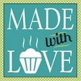 thumbnail image 2 of JMB Designs 12x12 White Modern Wood Framed Museum Art Print Titled - Made With Love, 2 of 4