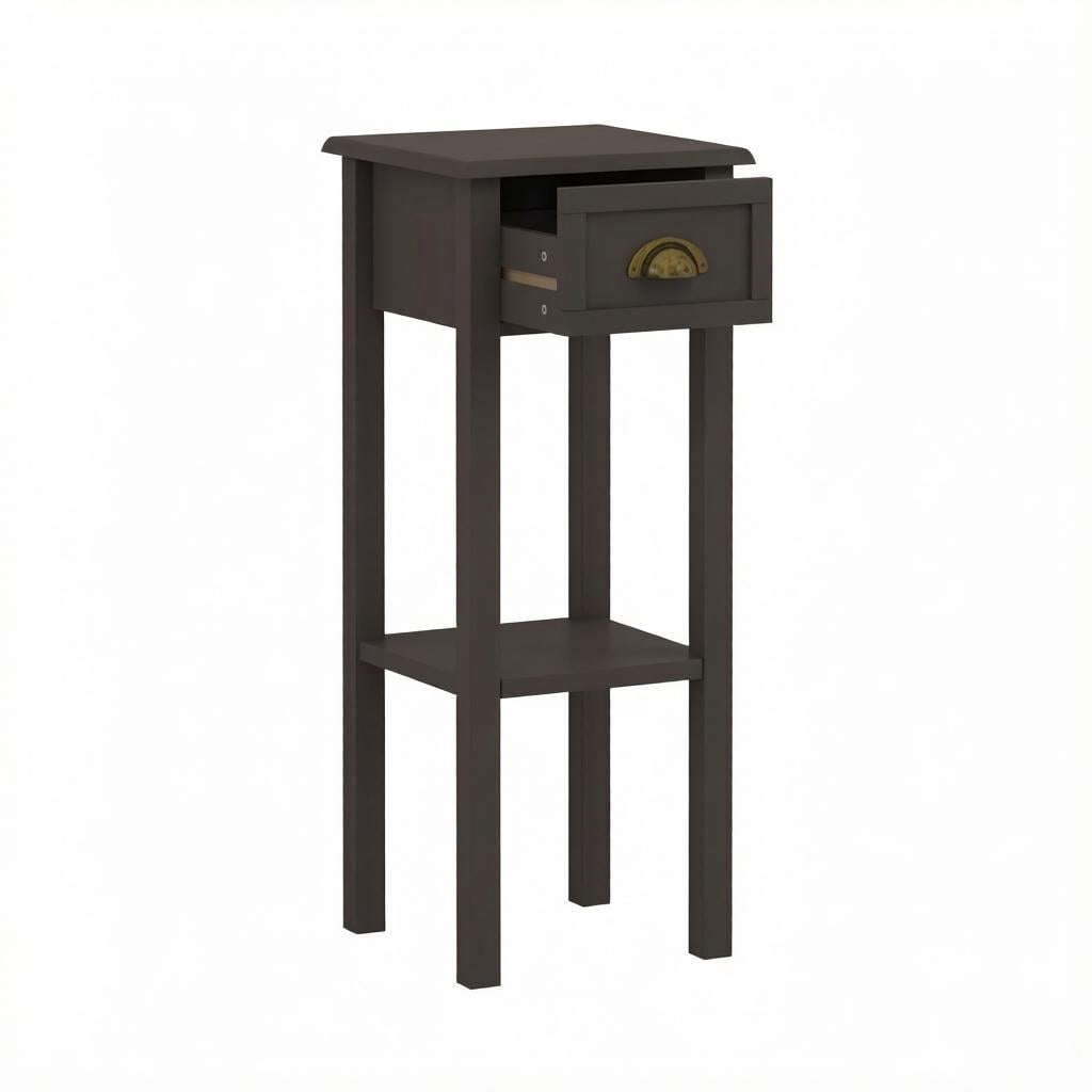 Functional Console Table, Narrow Side Table with Drawer, Compact End Table, Space-Saving Accent Table