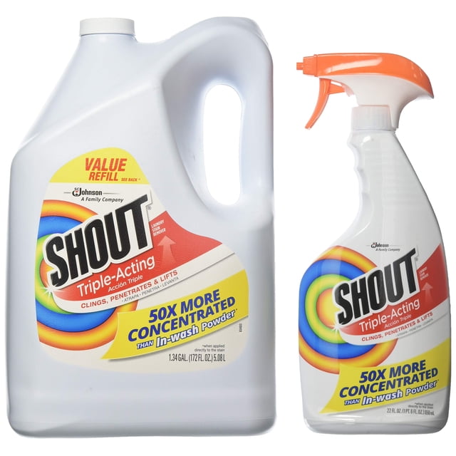 Quitamanchas para ropa SHOUT en spray con gatillo 5740 ml