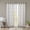 Ivory+Grey, variant on Fretwork Print Grommet Top Window Curtain Panel(Only 1 Pc Panel)