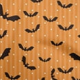 thumbnail image 1 of oneOone Viscose Chiffon Orange Fabric Halloween Sewing Fabric By The Yard Printed Diy Clothing Sewing Supplies 42 Inch Wide, 1 of 4