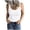 White, variant on Gyujnb Women U‑Neck Ribbed Sleeveless Tank Top, Slim Fit Basic Casual Layering Cami Vest,White