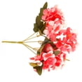 thumbnail image 4 of Simulación de hortensias de tela de Bonquet, adorno floral artificial, decoración de flores para sala de bodas 2 piezas Yuarrent HA8016-00B, 4 of 6