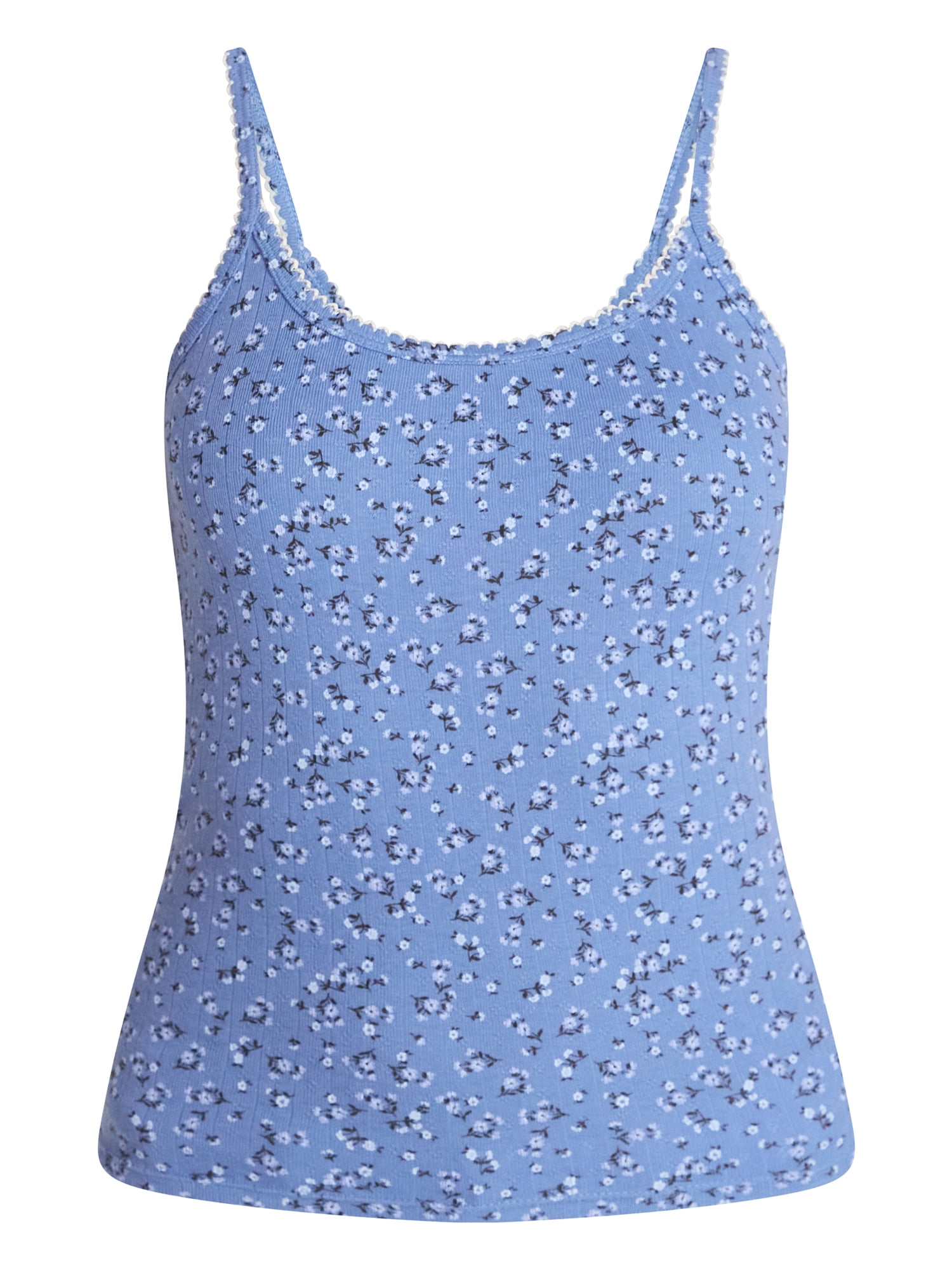 No Boundaries Pointelle Tank Top, Women's XXS-XXL