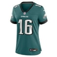 thumbnail image 2 of Women's Nike Tanner McKee Midnight Green Philadelphia Eagles Team Game Jersey, 2 of 7