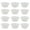 White, variant on Farfi 12Pcs Round Stackable Muffin Cups Non-stick High Temperature Resistant Bakeware Food Grade Silicone Baking Molds Party Favors (White)