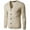Beige, variant on JTieacloth Men's Knit Pullover Sweater Male Solid Color V Neck Cardigan Sweater Male Casual Slim Fit Long Sleeved Knitted Sweater(Beige)