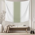 thumbnail image 5 of Sage Green Striped Tapestry for Bedroom Wall Hanging Tapestry, Modern Geometric Abstract Art Ceiling Backdrop Tapestries Poster Blanket Wall Decor for Teens Room Living Room Dorm 59" x 79", 5 of 8