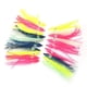thumbnail image 1 of 20pcs New Useful Mixed Color Squid Skirt Saltwater Soft Sea Fishing Lures(10cm), 1 of 1