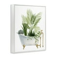 thumbnail image 2 of Various Plants Greenery Vintage Tub White Framed Giclee Art, 24 x 30, 2 of 7