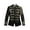 Black, variant on TFEOQRY Men's Blazer Costume Palace Style Sequin Single Breasted Suit Jacket Long Sleeved Performance Costumes Black