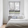 thumbnail image 4 of Black Sage Green Striped Window Tier Curtains 24 Inch Length, Abstract Gradient Stripes Rod Pocket Window Treatment Kitchen Drapes for Bedroom, Cafe, Living Room, 2 Panels, 27.5 W x 24 L, 4 of 5