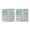 White-L, variant on Set of 2 Decorative Natural Shell Square Coasters Heat-Insulating Mat for Cups Heatproof Dining Table Accessories