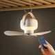 thumbnail image 5 of Ventilador de Techo Pequeño, Portátil, para Dormitorio, Mesita de Noche, con Carga USB, Ideal para Acampar Al Aire Libre y Uso Doméstico., 5 of 6