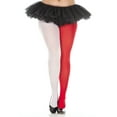 thumbnail image 3 of Plus size opaque jester tights 748Q-BLACK/RED, 3 of 4