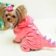 thumbnail image 3 of Halloween Pet Dinosaur Elastic Velvet Casual Wear For Small Medium Dogs, 3 of 7