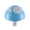 Blue, variant on not Odor Triple Pipe Adapter Mushroom Shape Drain Connector for Kitchen Sinks