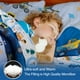 thumbnail image 4 of Juego de ropa de cama A Nice Night Cartoon Car para niños, doble, azul oscuro, 4 of 8