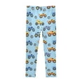 thumbnail image 4 of joogoo Girls' Leggings Cartoon Trucks Vehicle-t9 Yoga Pants 7-8T, 4 of 8