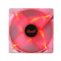 Rosewill RFTL-131209R 120mm Computer Case Cooling Fan with LP4 Adapter for Free