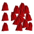 thumbnail image 2 of 50 Uds Bolsa para monedas de joyería Zulema 5x7cm Rojo Bolsas de cordón, 2 of 7