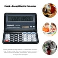 thumbnail image 1 of Calculadora electrónica de escritorio plegable 12 dígitos 112 pasos Check &, 1 of 8