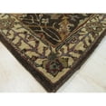 thumbnail image 4 of EORC Brown Hand-Tufted Wool Traditional Morris Rug, 7'9 x 9'9-Color:Brown,Material:Wool, 4 of 4