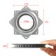 thumbnail image 2 of Paquete De 2 Platos Giratorios Lazy Susan De 4 Pulgadas, Bandeja Giratoria Con Rodamiento De Bolas De Acero De 300 Libras, Gabinete De Mesa Resistente Y Fuerte De Perfil Bajo, 2 of 3