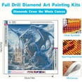 thumbnail image 4 of Unicorn Diamond Art Kits for Adults-5D Diamond Painting Kits for Beginners, DIY Full Round Drill Diamonds Gem Art for Home Decor 12X12Inch, 4 of 6