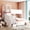 White, variant on White Stairway Twin Over Full House Bunk Bed with Two Shelves and Seven Drawers