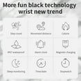 thumbnail image 2 of Reloj inteligente para mujer, rastreador de ejercicios, pulsera Bluetooth, banda deportiva inteligente, 2 of 8