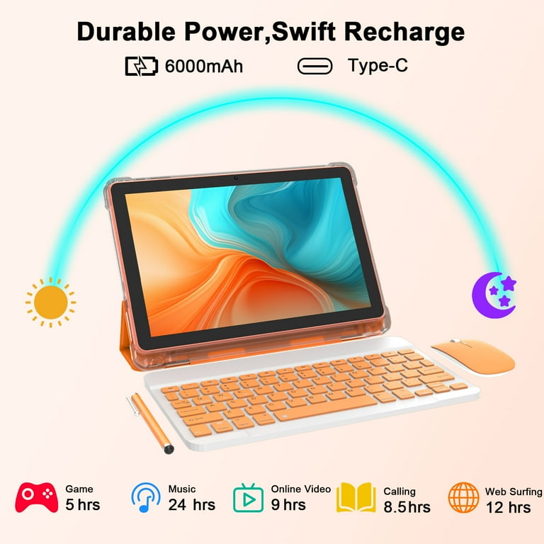 CUPEISI, Android 15 Tablet, 10 Inch, 20GB RAM+128GB ROM/2TB