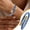 Blue, variant on DEET-Free Mosquito Repellent Bracelet, Adjustable Insect Repellent Wristband, Outdoor Bug Repellent Bracelets for Adults, Natural Bug Repellent Bracelet and 6 Mosquito Repellent Strips,Beige