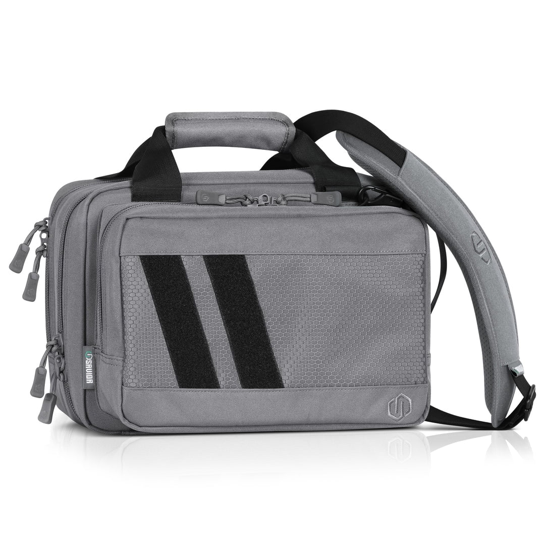 Savior Equipment Specialist Pistol Mni Range Bag, Tan, 13in L x 9inH x 8in W