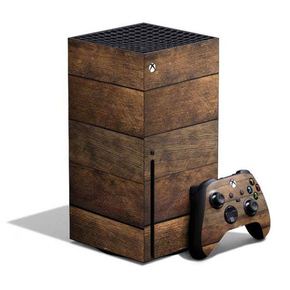Skinit Wood Early American Wood Planks Xbox Series X Bundle Skin