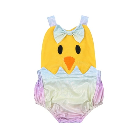 

One opening Newborn Baby Easter Cute Chick Hatching Romper Fashion Romper