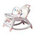 thumbnail image 2 of Mecedora infantil,Silla calmante para bebé con portátil para bebé,Mecedora infantil Mecedora reclinable,Camas para dormir para bebés Silla cómoda para recién rosa, 2 of 9