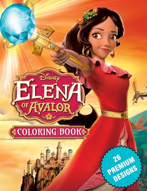 Elena of Avalor Coloring Book : Great Coloring Book For Kids and Adults