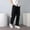 Black, variant on Dpytoraw Men's Oversized Pocket Drawstring Straight Leg Work Pants Outdoor Jogging Pants Green