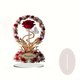 thumbnail image 2 of Adorno acrílico de escritorio de flor de rosa del día de la madre en rojo, elegante decoración de mesa, 7.9x5.39 pulgadas, 2 of 7