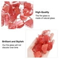 thumbnail image 3 of Fire Glass for Fire Pit, 2-3mm(1/9") High Luster Natural Glass Rocks, Pink, 3 of 3