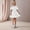 White, variant on Eltusu Girls Casual Dresses, Summer Ruffled Crew Neck Sleeveless Kids Clothes Blue Size 6 T