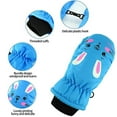 thumbnail image 4 of ZLight Ski Gloves For Men And Women Waterproof And Windproof Warm In Winter Scratch-proof Gloves Waterproof black, 4 of 6