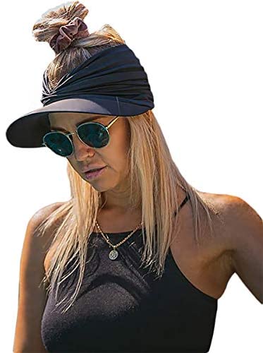 Women Sport Sun Visor Hats,Empty Top 