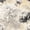 Color 3, variant on Modern Peel and Stick WallpaperBlack White Floral Watercolor Matte Golden Grey 17.7in x 9.8ft Self Adhesive Contact Paper Removable