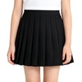 thumbnail image 2 of Girls Pleated Skirt School Uniform Skirt Casual Tennis Skirts Daily School Sports Holiday Party, 2 of 5